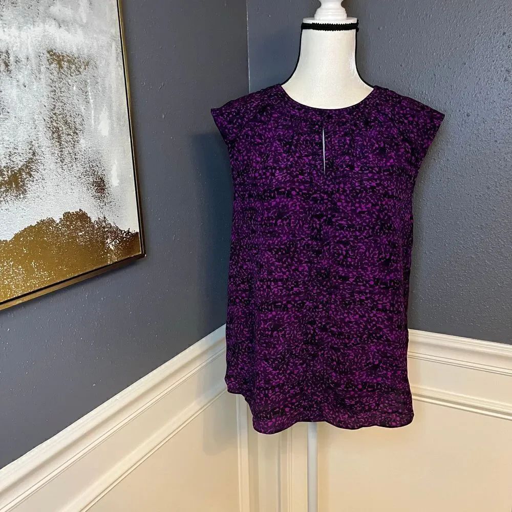 Rebecca Taylor abstract print blouse